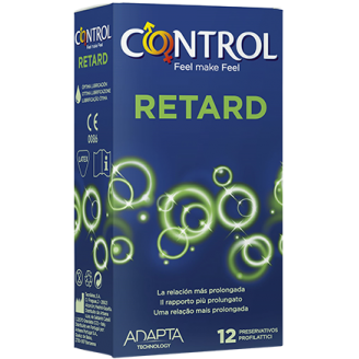 preservativo control retard con anestesico local para menos sensibilidad y mayor duracion de la relacion