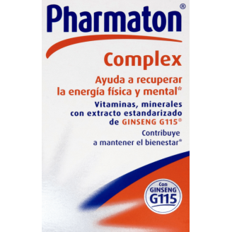 pharmaton complejo alimenticio para adultos uno comprimido al dia no superar la dosis recomendada
