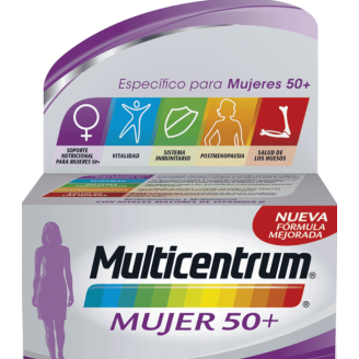 multicentrum mujer vitaminas para ella refuerzo de hierro y calcio tomar uno al dia