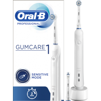 oral b cepillo eléctrico nivel 1 cuidado de encías acabado profesional. El dentista en casa.