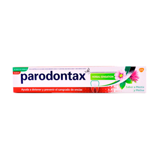 parodontax pasta dentrifica herbal sabor más agradable