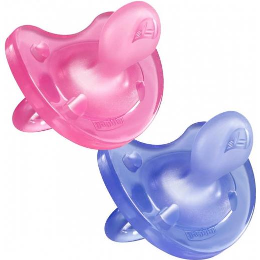 Chicco Physio Soft Chupetes para Bebés de 0 a 6 Meses, Látex