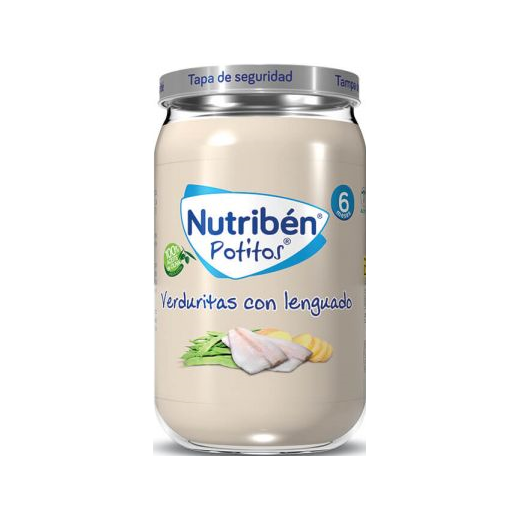 POTITO NUTRIBÉN VERDURITAS CON LENGUADO 235 GR