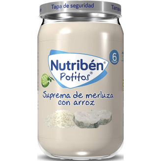 POTITO NUTRIBÉN SUPREMA DE MERLUZA CON ARROZ 235 GR