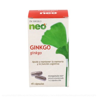 GINKGO BILOBA NEO 45 CAPSULAS