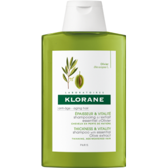 Klorane champú al extracto de oliva para dar grosor y vitalidad a tu pelo. 400 ml.