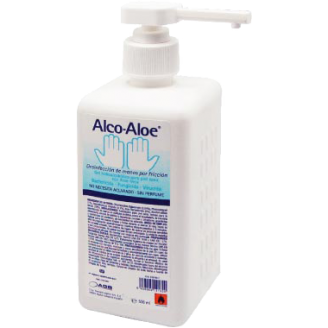 Alco Aloe gel hidroalcohólico 500 m, Protección frente a covid y otros virus. Mantén tus manos limpias siempre.