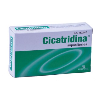 CICATRIDINA SUPOSITORIOS 10...