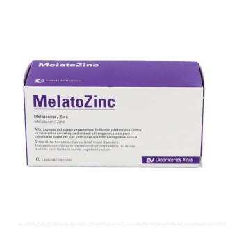 MELATOZINC 1 mg 60 CAPSULAS