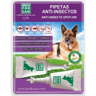 Pipetas anti-parasitarias para perros