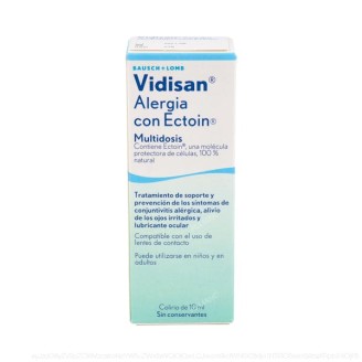 VIDISAN ALERGIA CON ECTOIN...