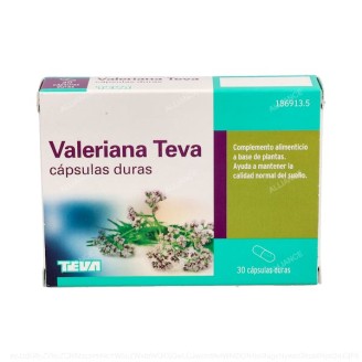 VALERIANA TEVA 30 CAPSULAS...