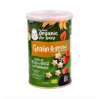 GERBER SNACK ORGANIC TRIGO...