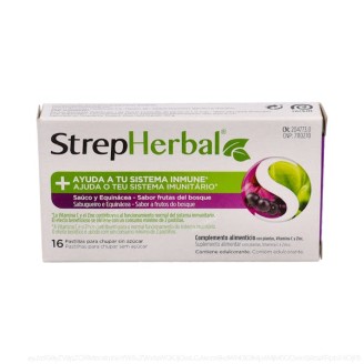 STREPHERBAL 16 PASTILLAS...