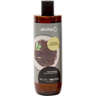 ALVITA GEL DE BAÑO TE NEGRO...
