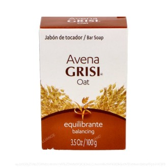 JABON GRISI AVENA 1 ENVASE...