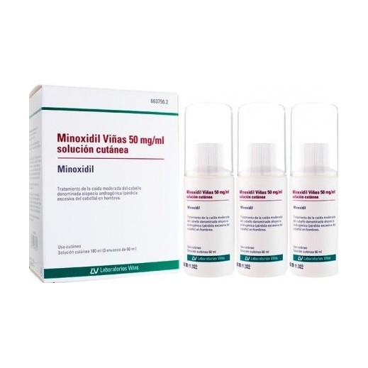 Minoxidil solución cutánea