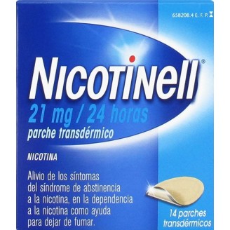 Nicotinell 14 parches de 21 mg para ayudar a dejar de fumar