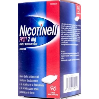 Nicotinell cool mint 4 mg 96 chicles: tratamiento para dejar de fumar.