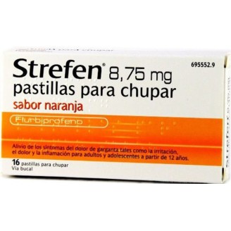 strefen pastillas antinflamatorias con flurbiprofeno para la garganta
