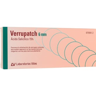 Verrupatch anti verrugas parches con ácido salicílico al 15 %