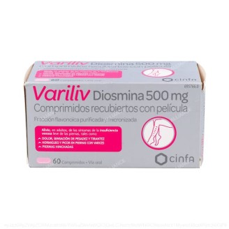 VARILIV DIOSMINA 500 mg 60...