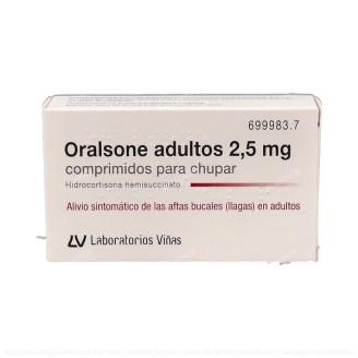 ORALSONE ADULTOS 2,5 mg 12...