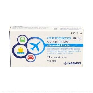 NORMOSTOP 50 mg 12 COMPRIMIDOS