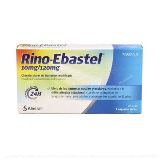 RINO-EBASTEL 10 mg/120 mg 7...