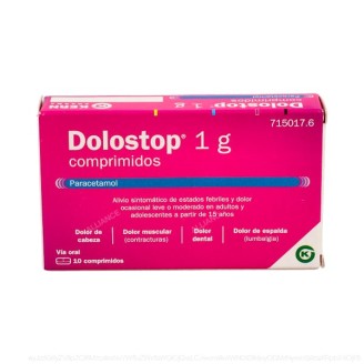 DOLOSTOP 1 g 10 COMPRIMIDOS