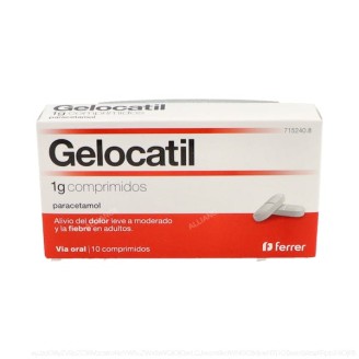 GELOCATIL 1 g 10 COMPRIMIDOS