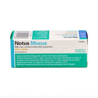 NOTUS MUCUS 600 mg 10...