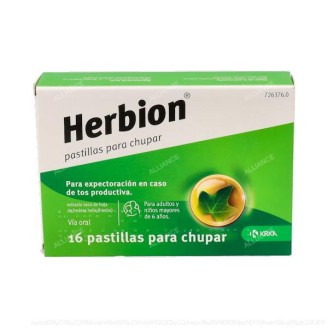 HERBION 16 PASTILLAS PARA...