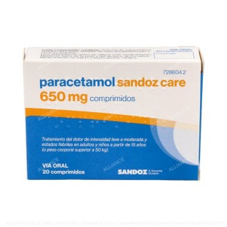 PARACETAMOL SANDOZ CARE EFG...