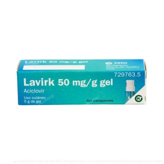 LAVIRK 50 mg/g GEL CUTANEO...