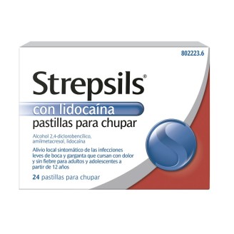 STREPSILS CON LIDOCAINA 24...