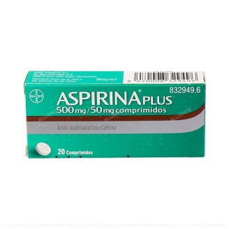 ASPIRINA PLUS 500 mg/50 mg...