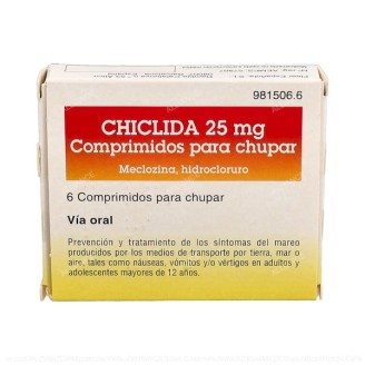 CHICLIDA 25 mg 6...