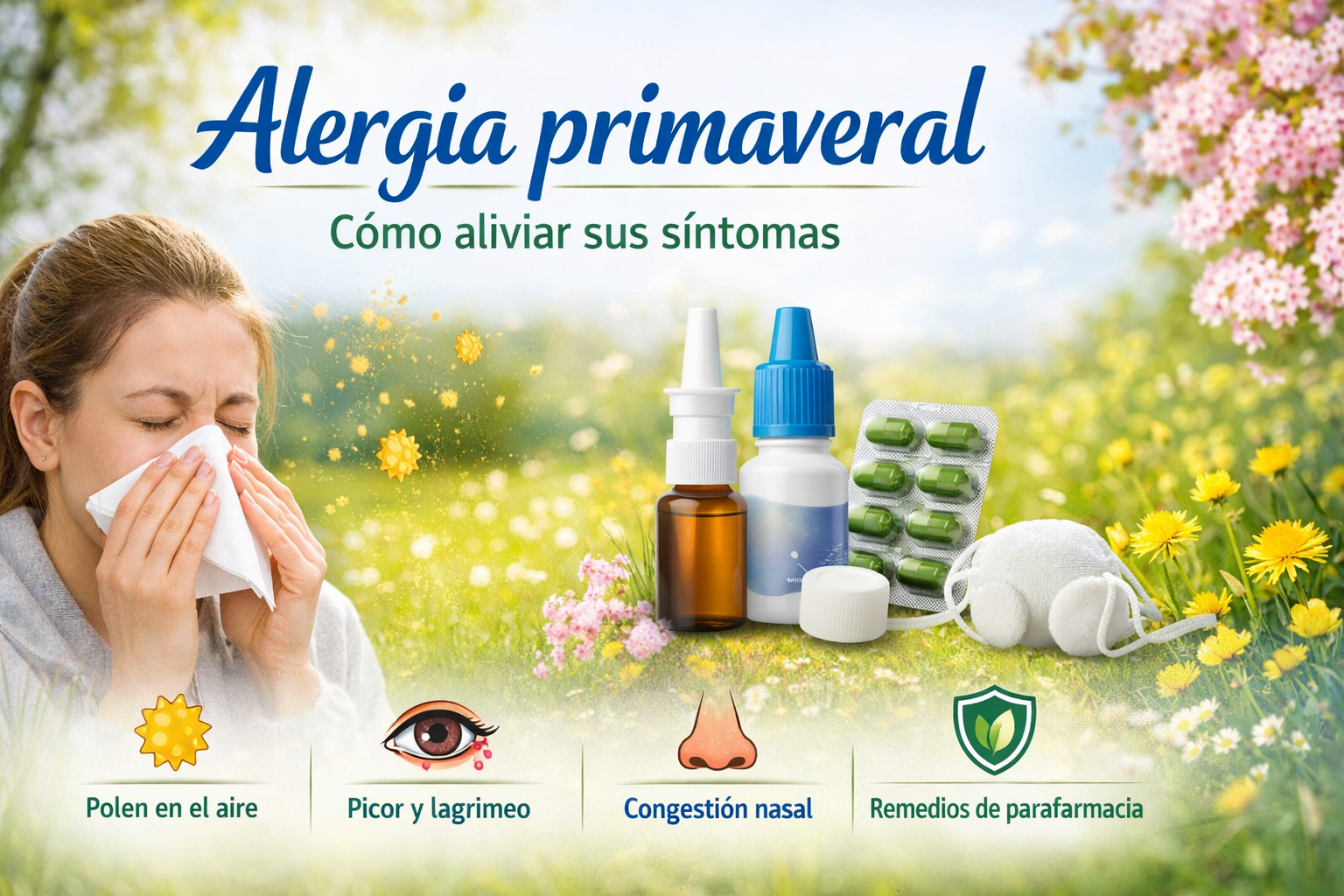 Alergia primaveral: cómo aliviar sus síntomas